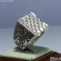انگشتری جواهری سلطنتی زیبا طلعلو عالی(سختی10) دستساز سلطنتی  کد2