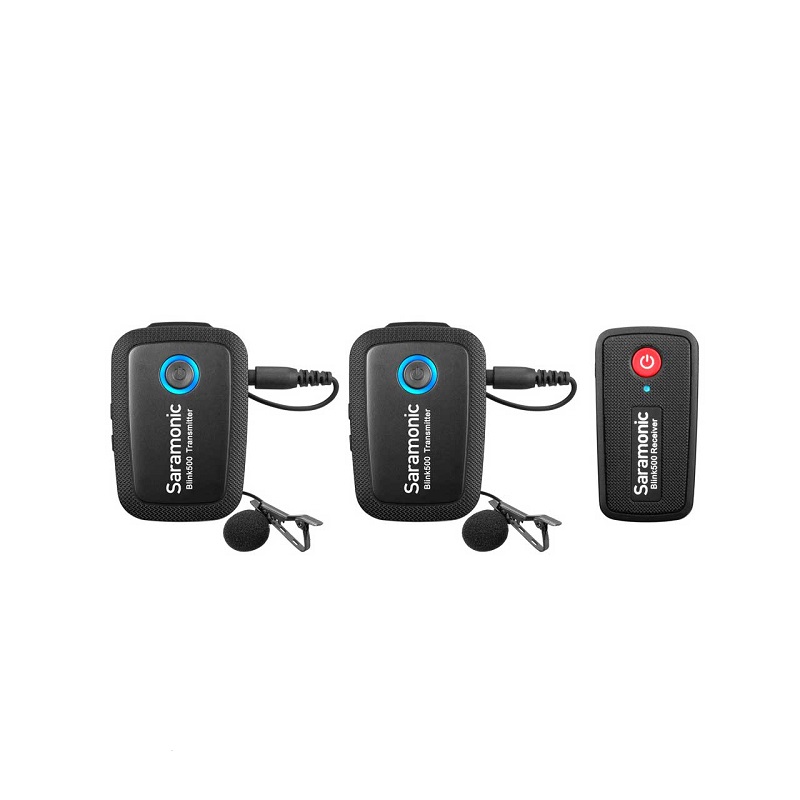 میکروفون بی‌‌سیم سارامونیک مدل ( Saramonic Wireless Microphone System Blink 500 B2 (2TX RX