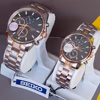 ساعت ست مردانه و زنانه سیکو سه موتوره فعال فول تایم VIPژاپن