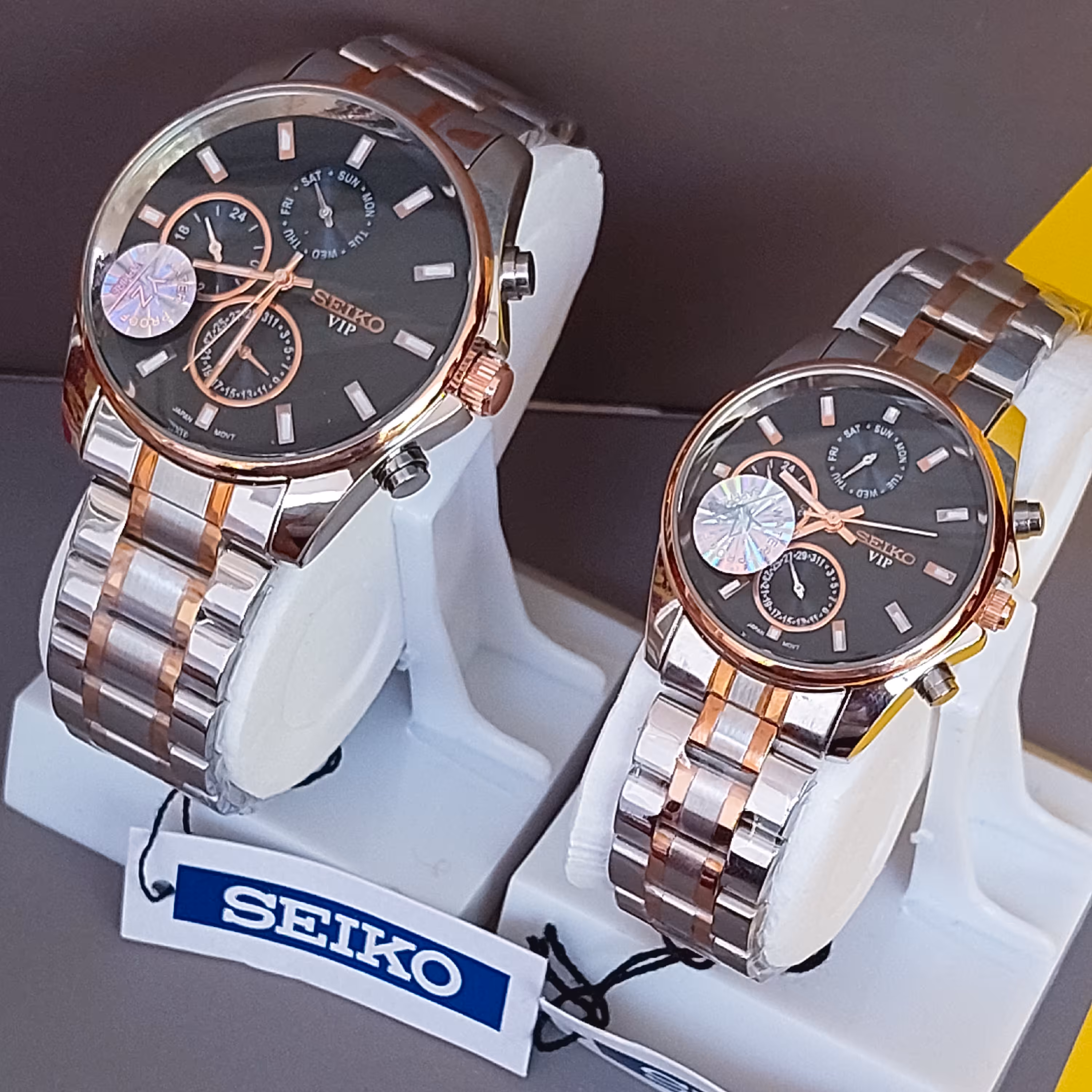 ساعت ست مردانه و زنانه سیکو سه موتوره فعال فول تایم VIPژاپن