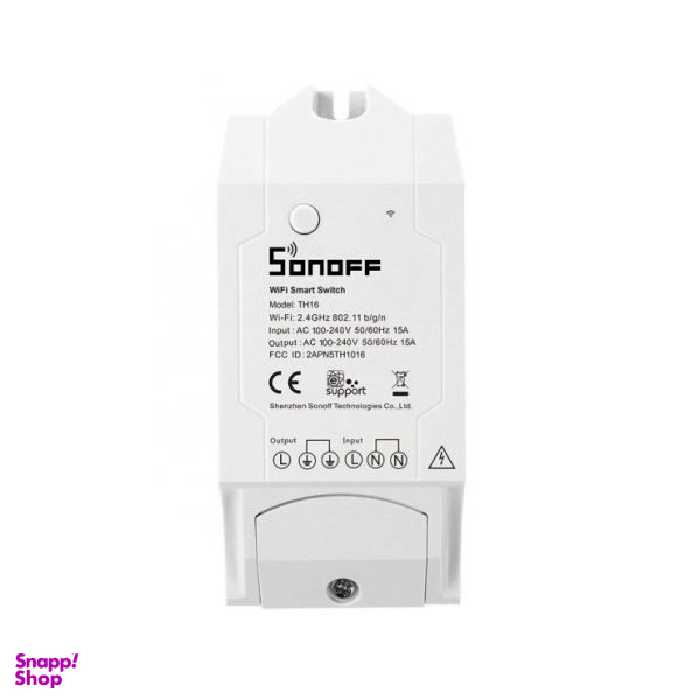 سوییچ هوشمند دما و رطوبت سونوف مدل TH16