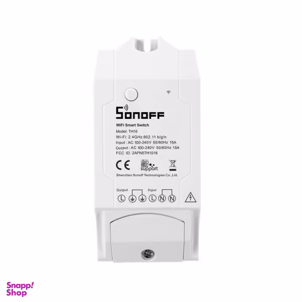 سوییچ هوشمند دما و رطوبت سونوف مدل TH16