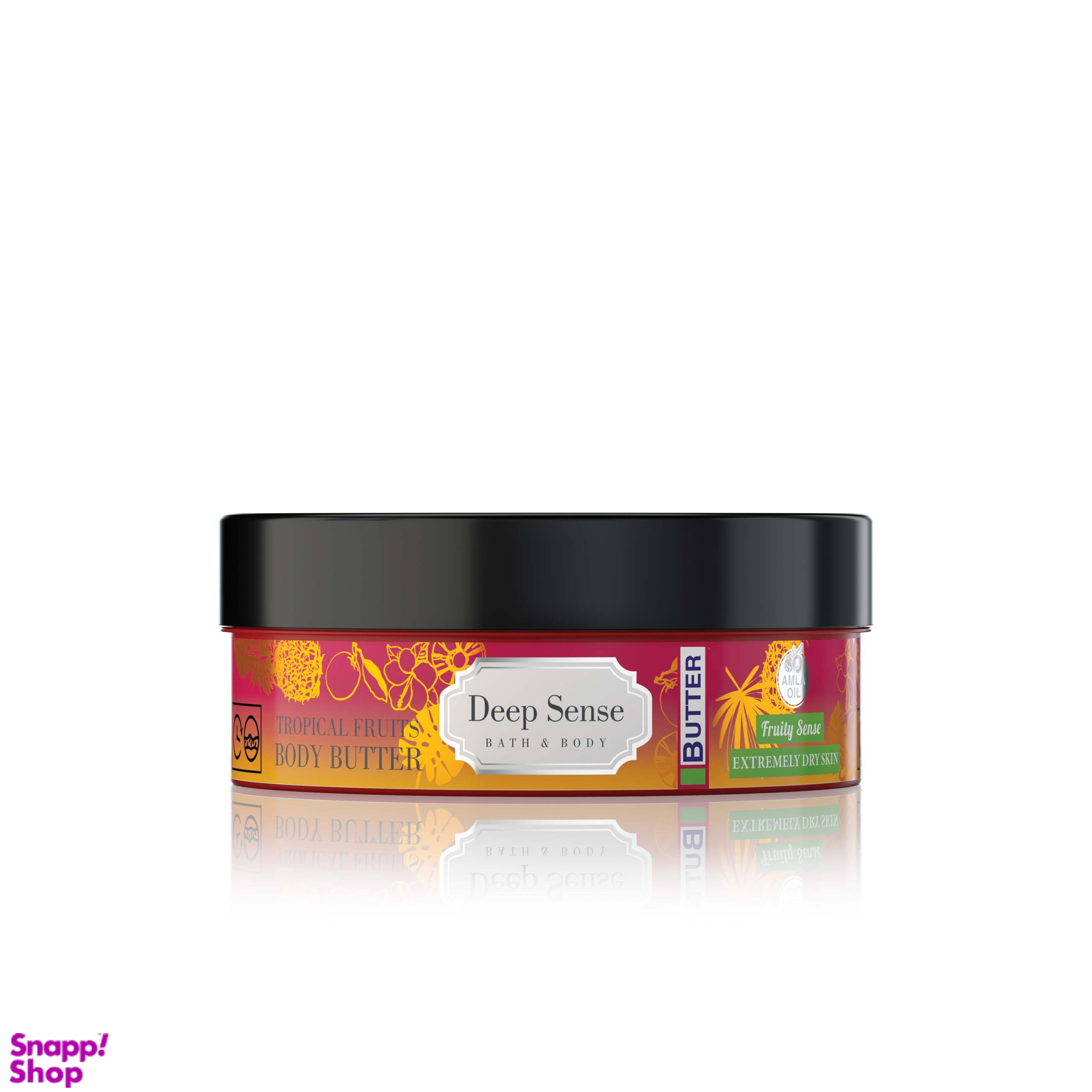 کره بدن میوه های استوایی دیپ سنس (Deep Sense) مناسب پوست خیلی خشک حجم 200 میلی لیتر
