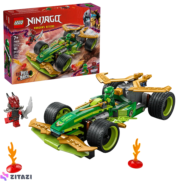 لگو سری نینجاگو مدل Lloyd&#039;s Pull-Back Race Car کد 71828