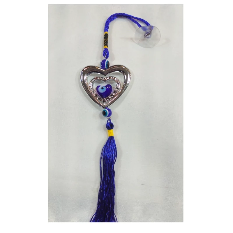 آویز ماشین چشم نظر دو قلب