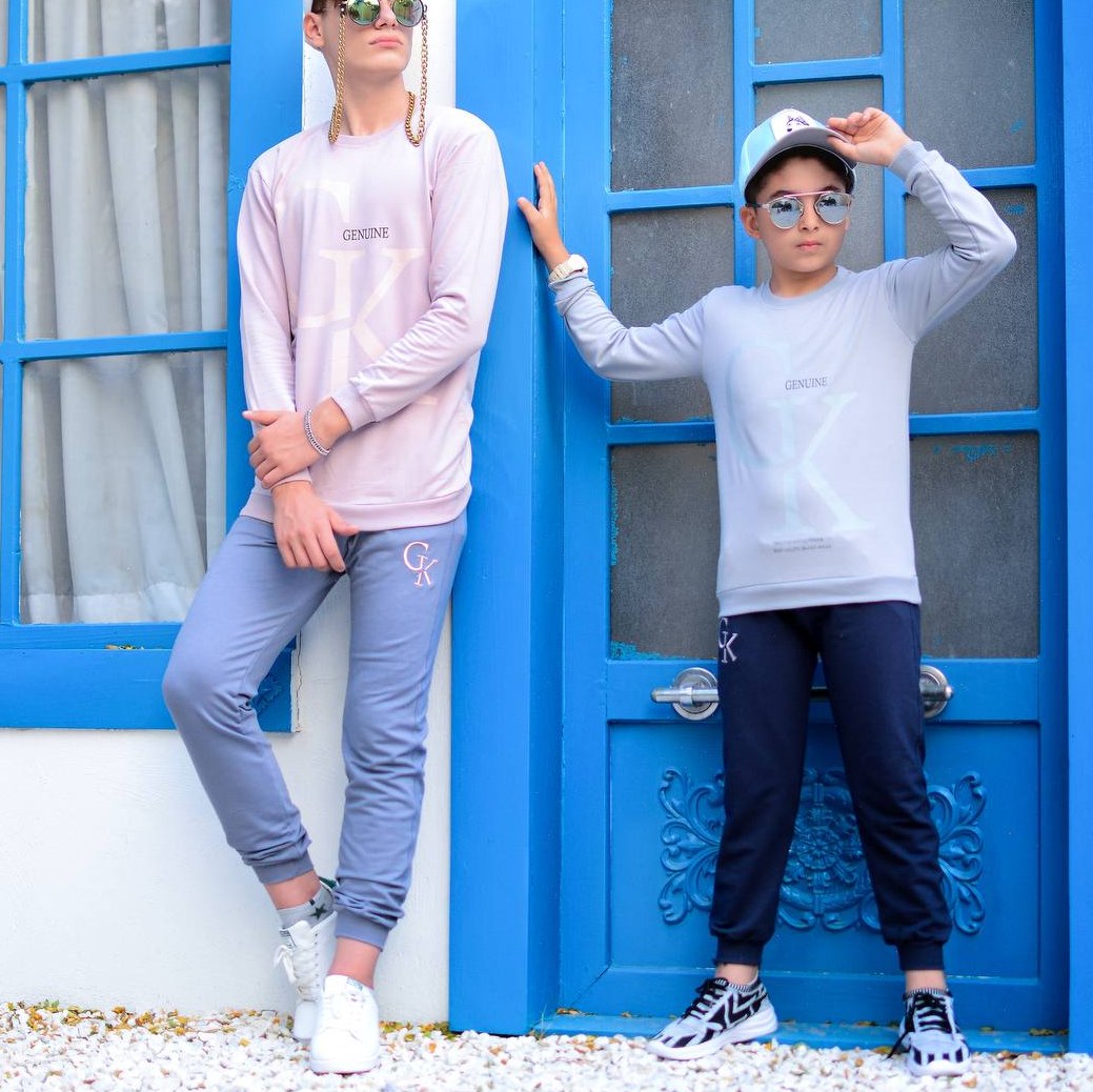 ست بلوز شلوار پسرانه دورس دو نخ