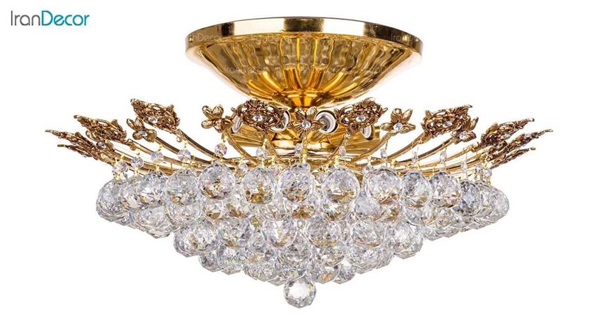 لوستر ده شعله چشمه نور مدل 2631/60 طلایی