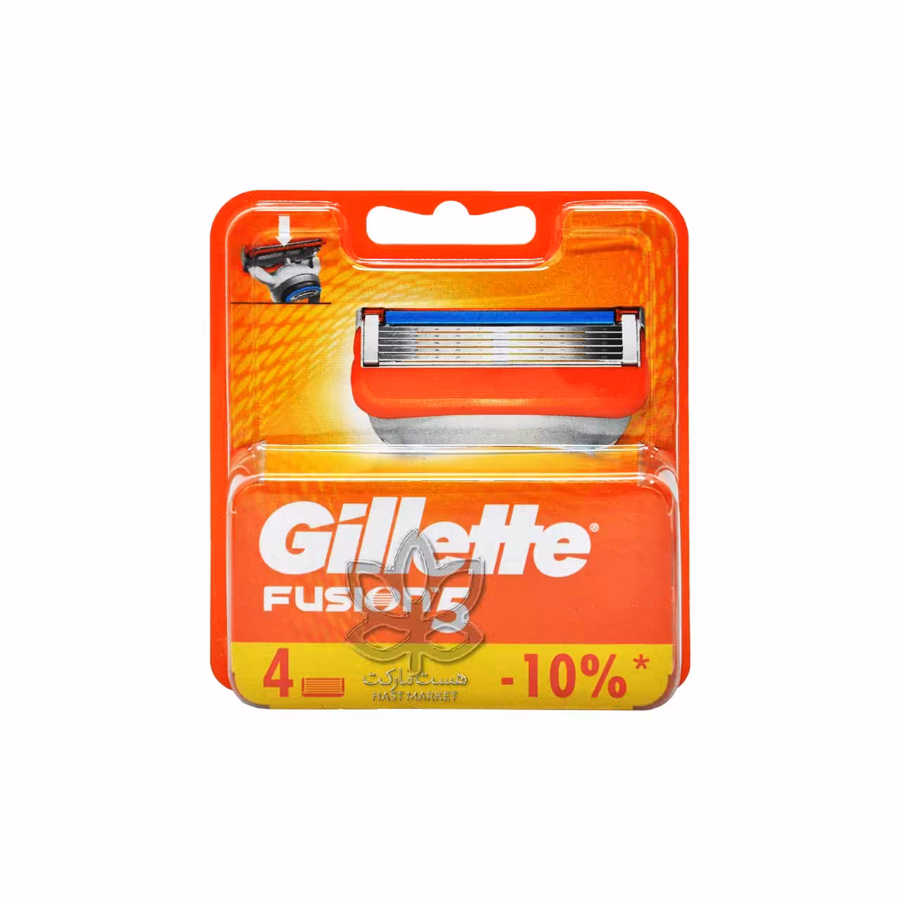 تیغ یدک فیوژن فایو 4 عدد ژیلت - gillette