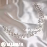 ریسه موی مرواریدی مدل RSMORVV ماه فام و تاج ماه