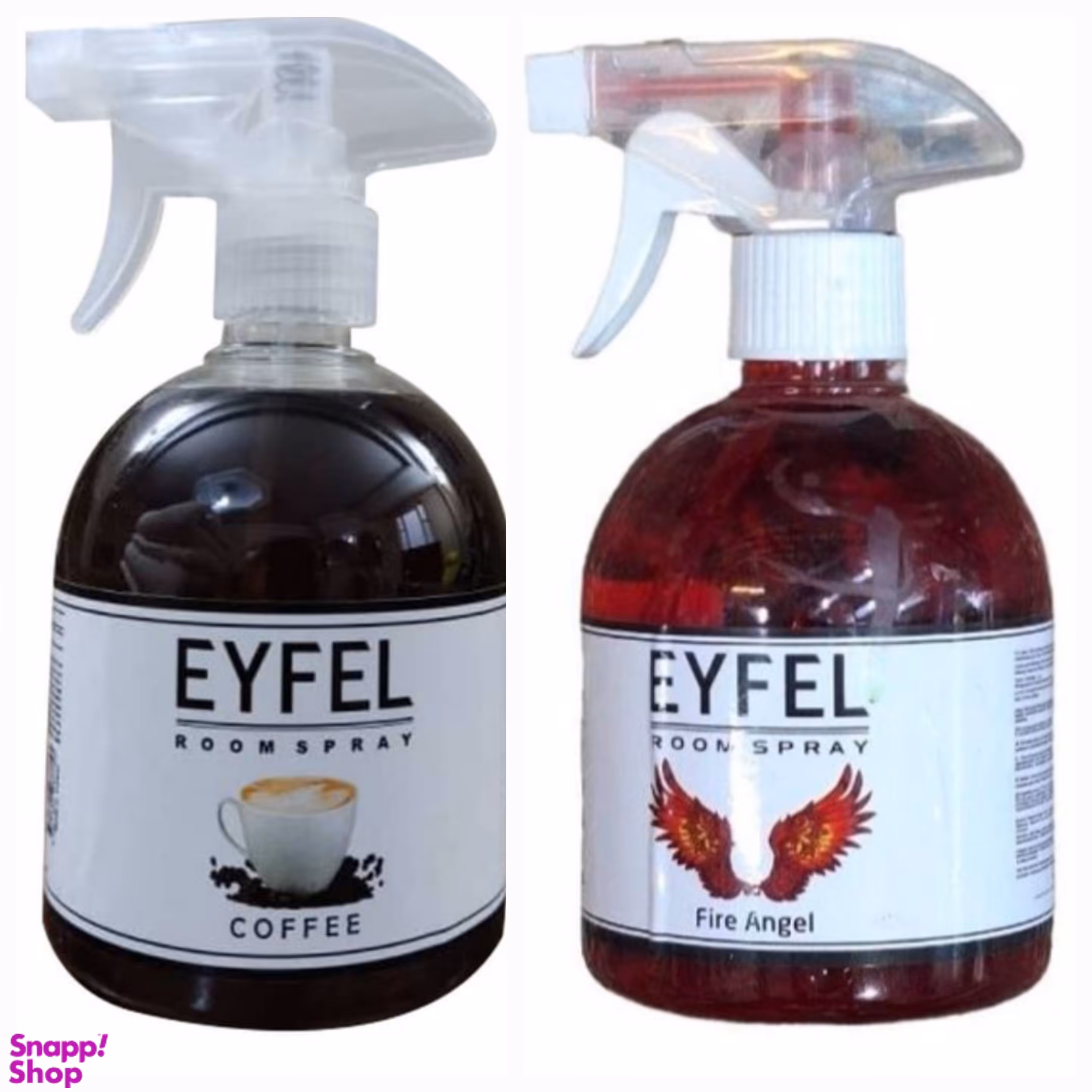 اسپری خوشبوکننده هوا ایفل مدل فایرآنجل و قهوه حجم 500 میلی لیتر بسته 2 عددی
