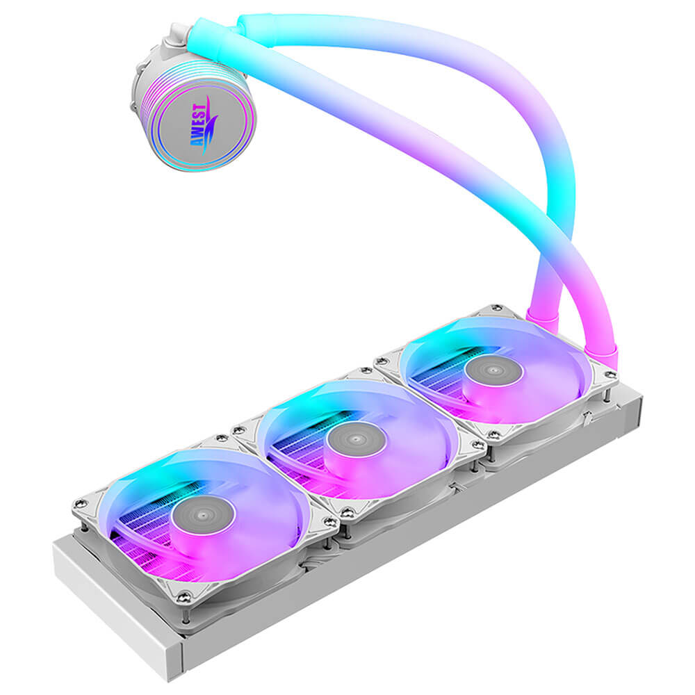 خنک کننده مایع پردازنده اوست AWEST GT-AV360 ARGB White