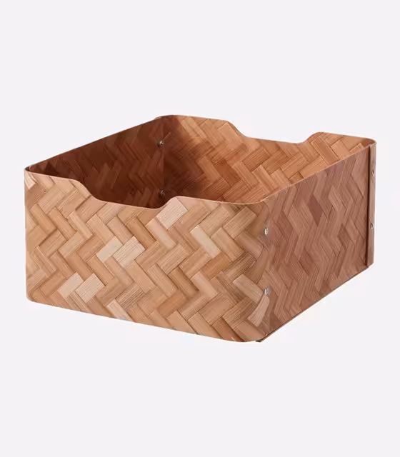 جعبه بامبو ایکیا مدل IKEA-BULLIG سایز 32x35x16