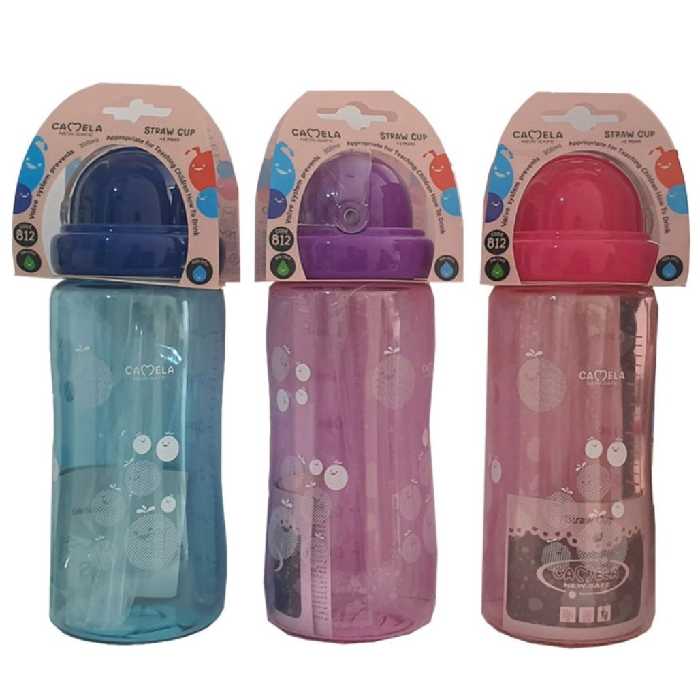 قمقمه آب نی دار کملا  حجم 300 میل مناسب  استفاده کودکان 