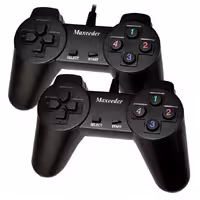 دسته بازی با سیم مکسیدر مدل MX-GP8000 WN01 دوتایی