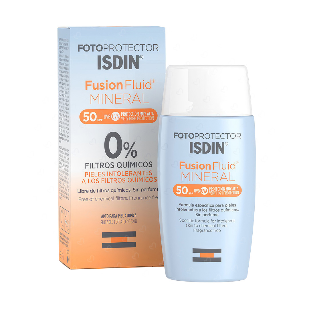 قیمت و خرید ضد آفتاب ایزدین مدل Fluid MINERAL حاوی SPF50 حجم 50 میلی لیتر ⚡ اصل