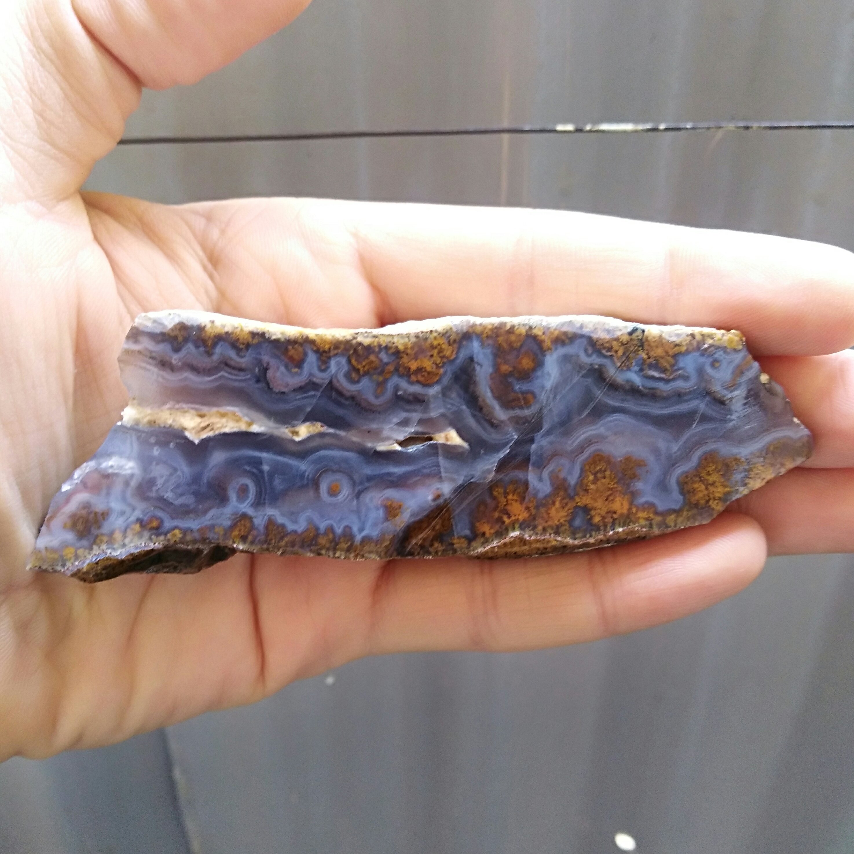 اسلایس عقیق سلیمانی منظره محشررر کاملا طبیعی