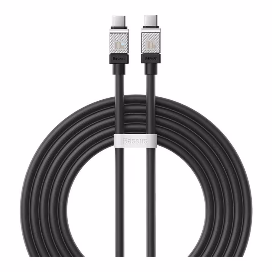 قیمت و خرید کابل تبدیل 2 متری USB-C به USB-C بیسوس مدل CoolPlay CAKW000301 | یاس ارتباط