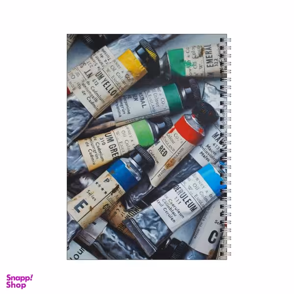 دفتر مشق 80 برگ بامبیلیپ طرح رنگ روغن  کد 1570865