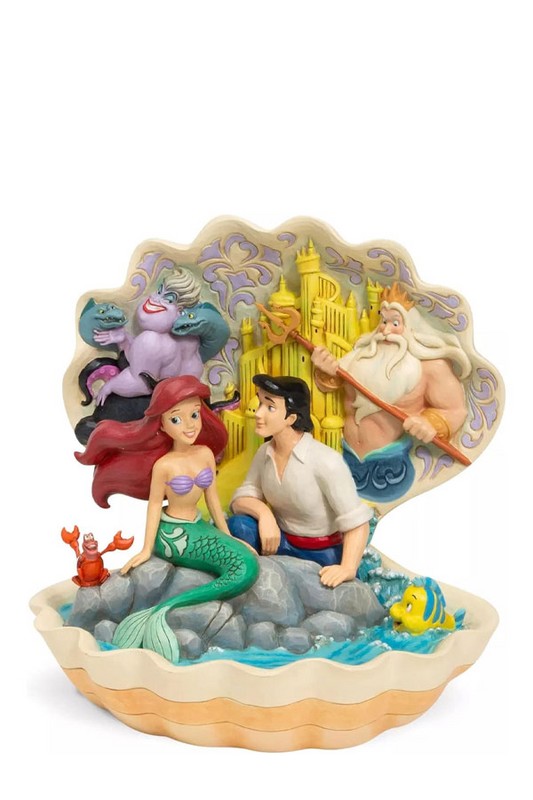مجسمه Seashell Scenario Little Mermaid 6005956