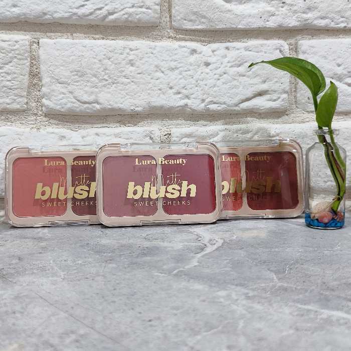 پالت رژ گونه (2رنگ) لورا بیوتی اورجینال