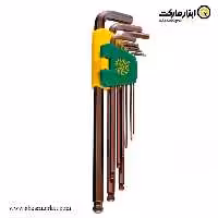 آچار آلن سر گرد برلیون کارتی فوق بلند 9 عددی مدل 998