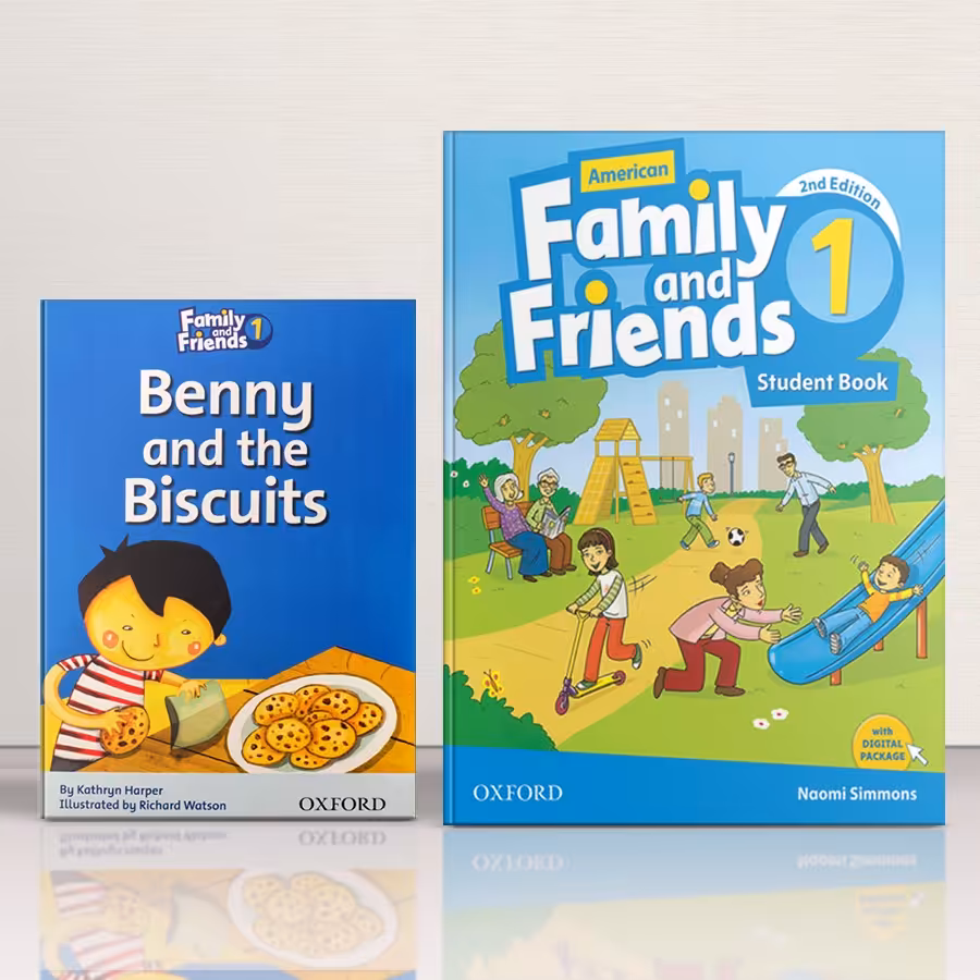 پک امریکن فمیلی اند فرندز 1 ویرایش دوم   کتاب داستان | American Family and Friends 1 2nd Edition   Story Book Pack | خرید کتاب زبان | خرید لوازم التحریر | چی کتاب | بالاترین تخفیف و ارسال رایگان