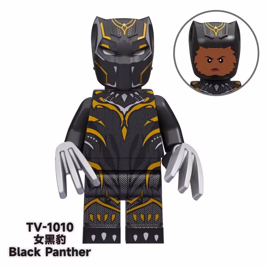 لگو بلک پنتر دو مدل سر