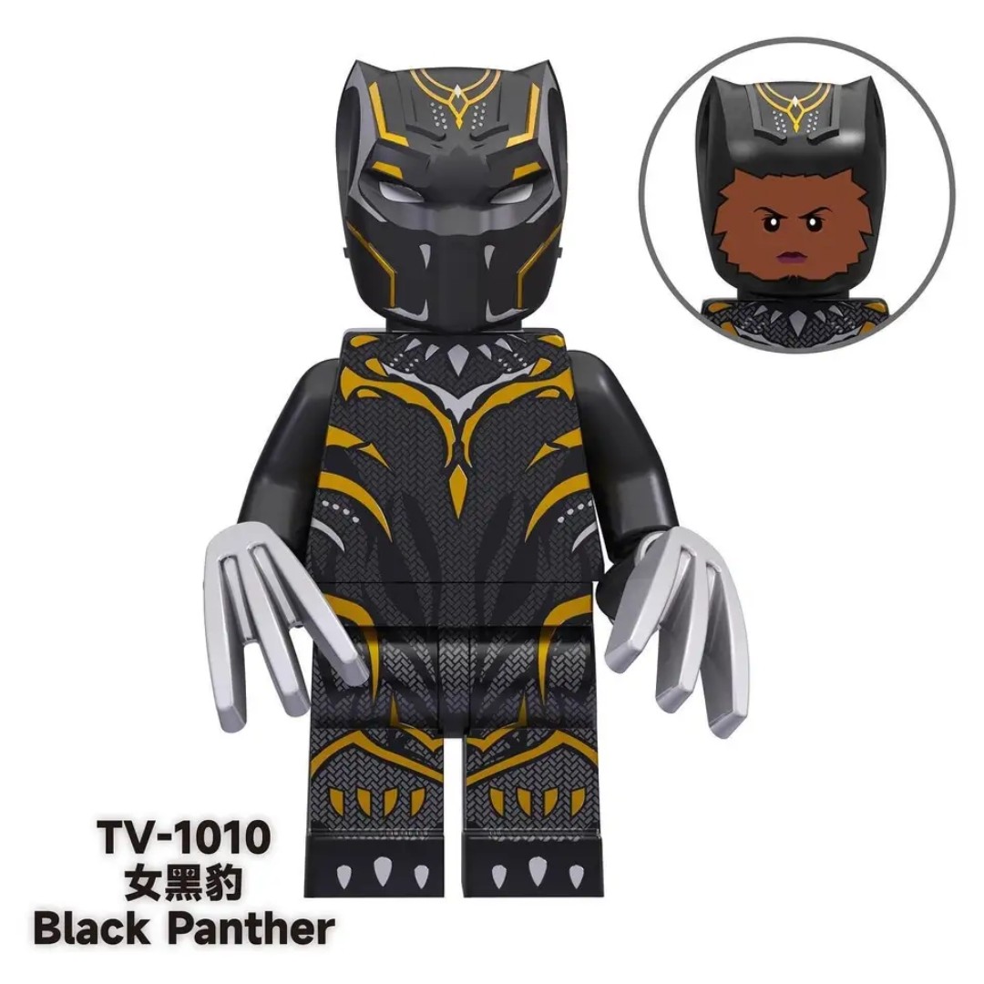 لگو بلک پنتر دو مدل سر