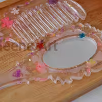 ست آینه و شانه رزینی 