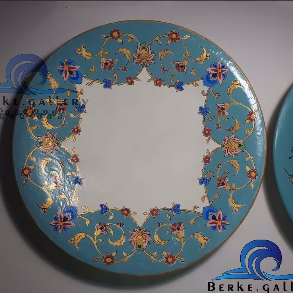 بشقاب دیوارکوب طرح خاطره
