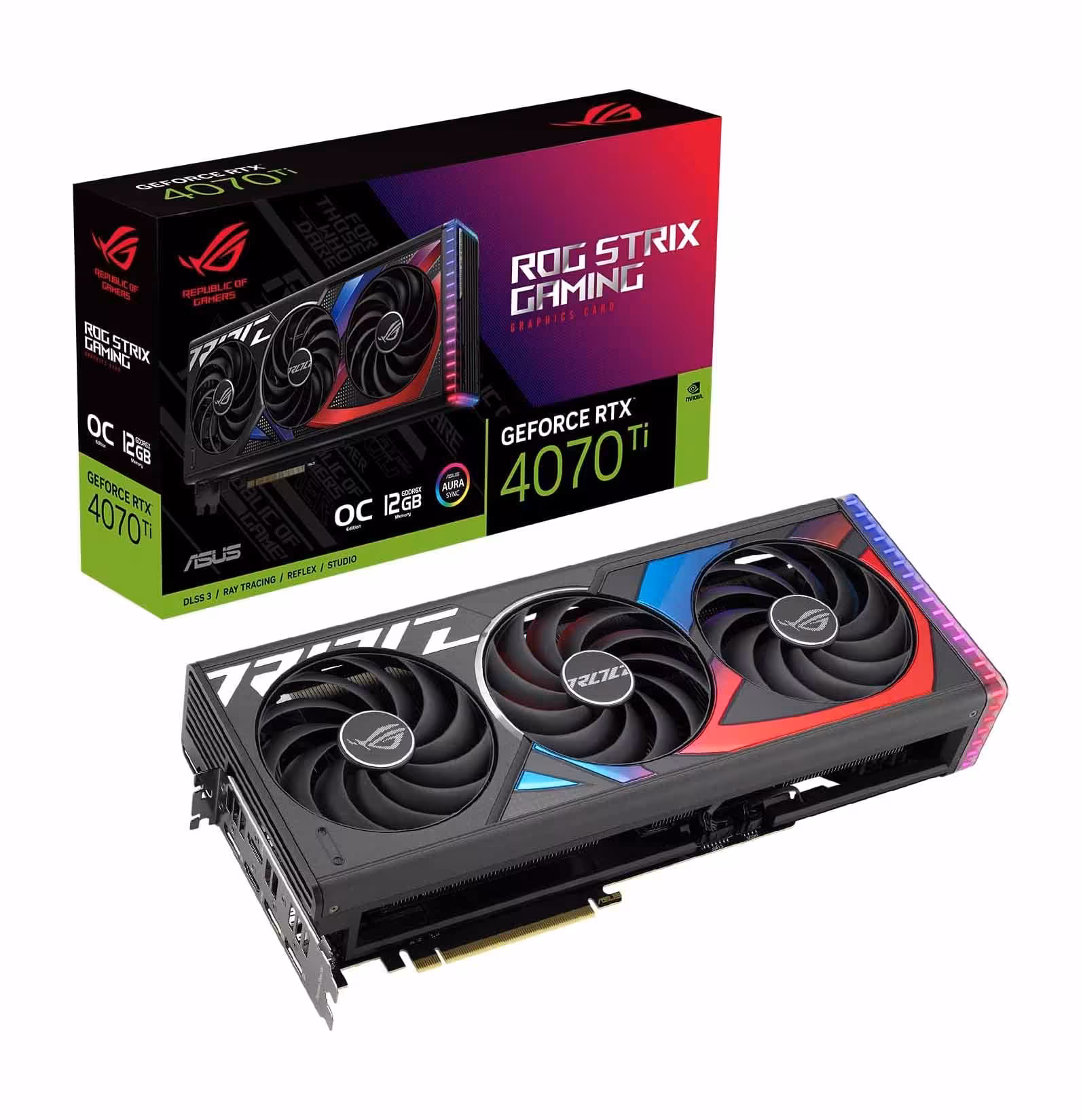 خرید کارت گرافیک ایسوس ASUS ROG Strix NVIDIA GeForce RTX™ 4070 Ti OC Edition با بهترین قیمت