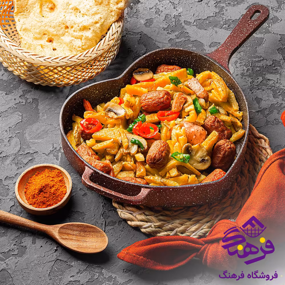 تابه نالینو چدن مدل Amante