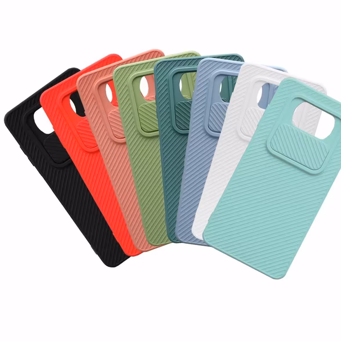 قاب محافظ دار کشویی سیلیکونی کبریتی درجه یک  شیائومی و‌سامسونگ