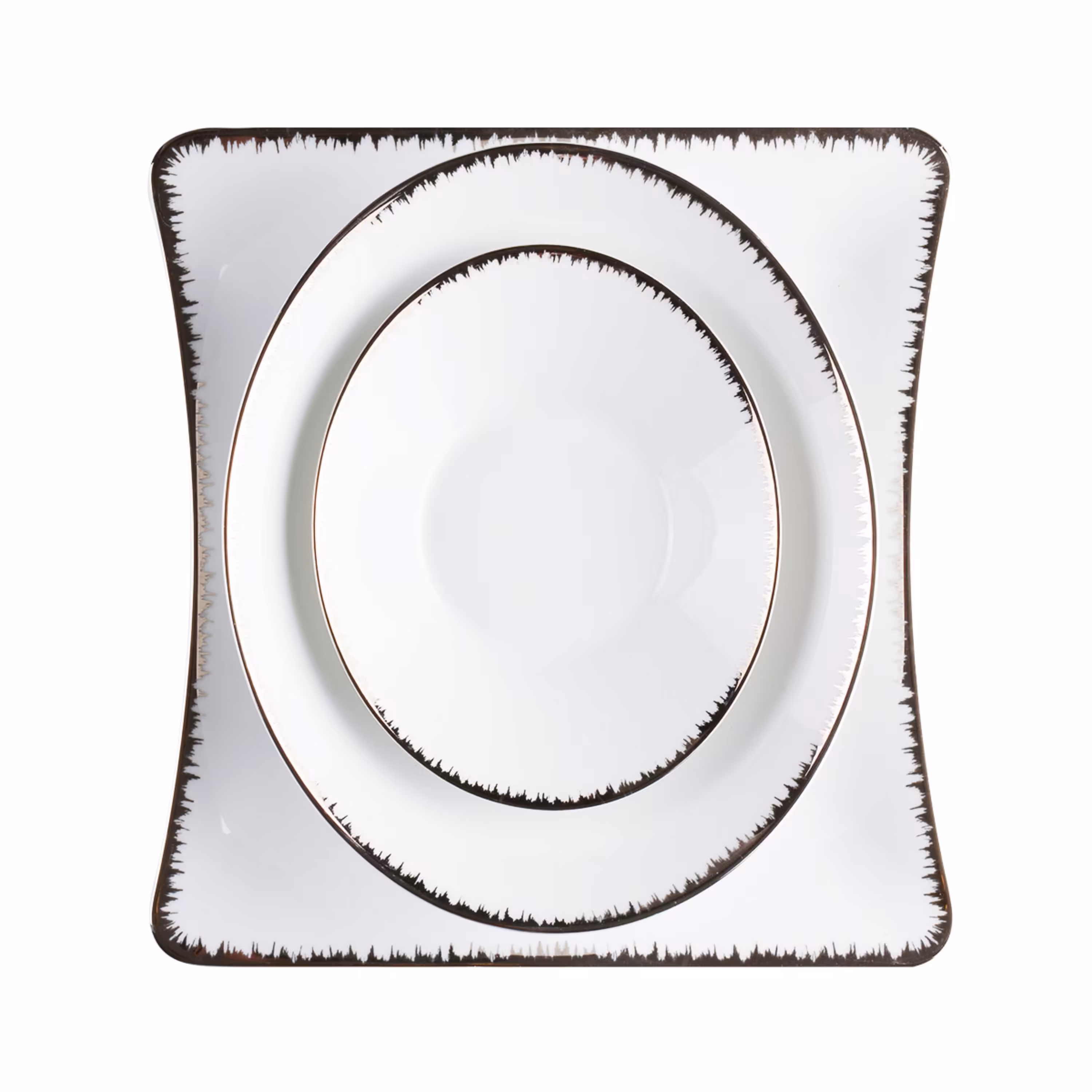 سرویس غذاخوری چینی زرین 6 نفره 30 پارچه رویال پلاتینی درجه یک