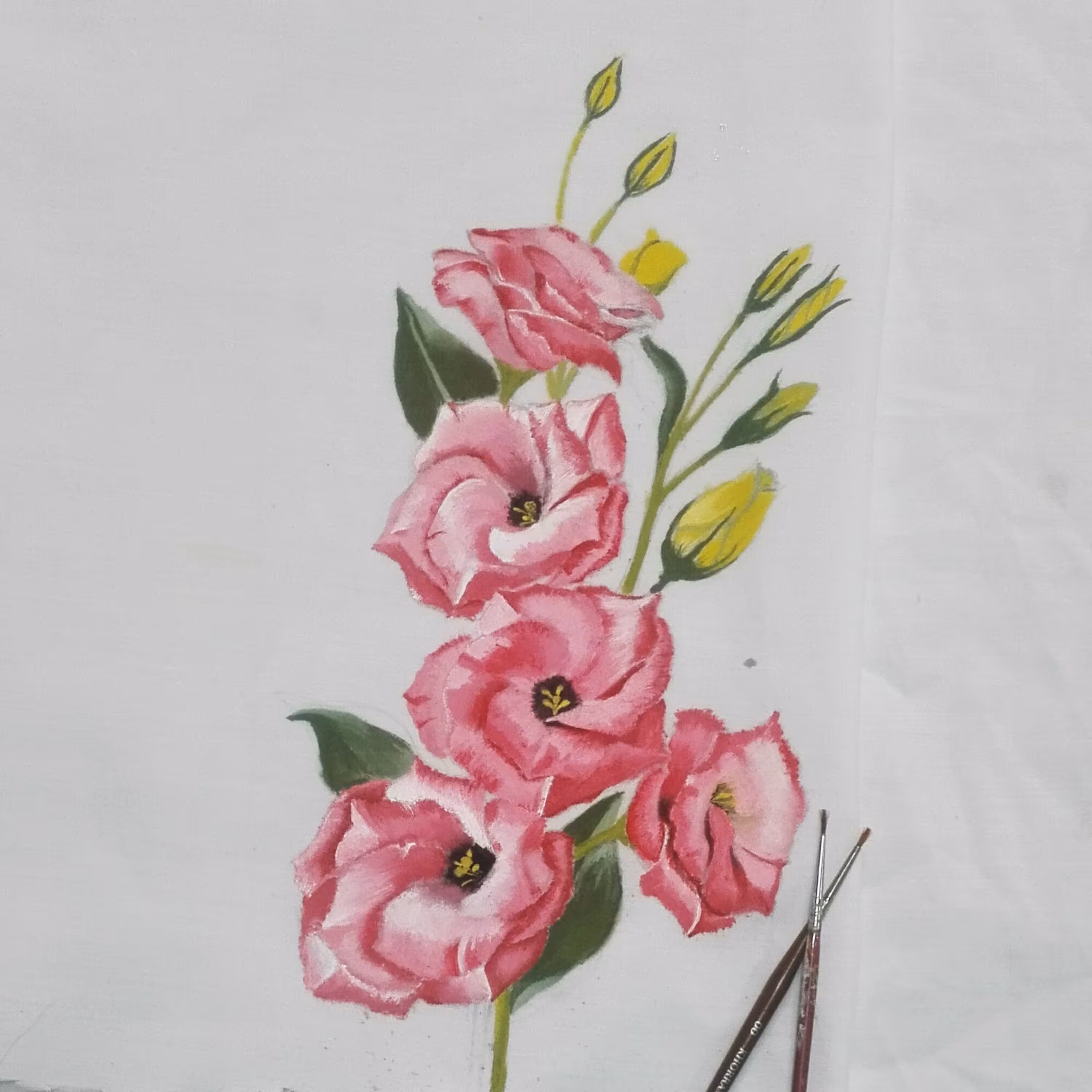 نقاشی روی پارچه 