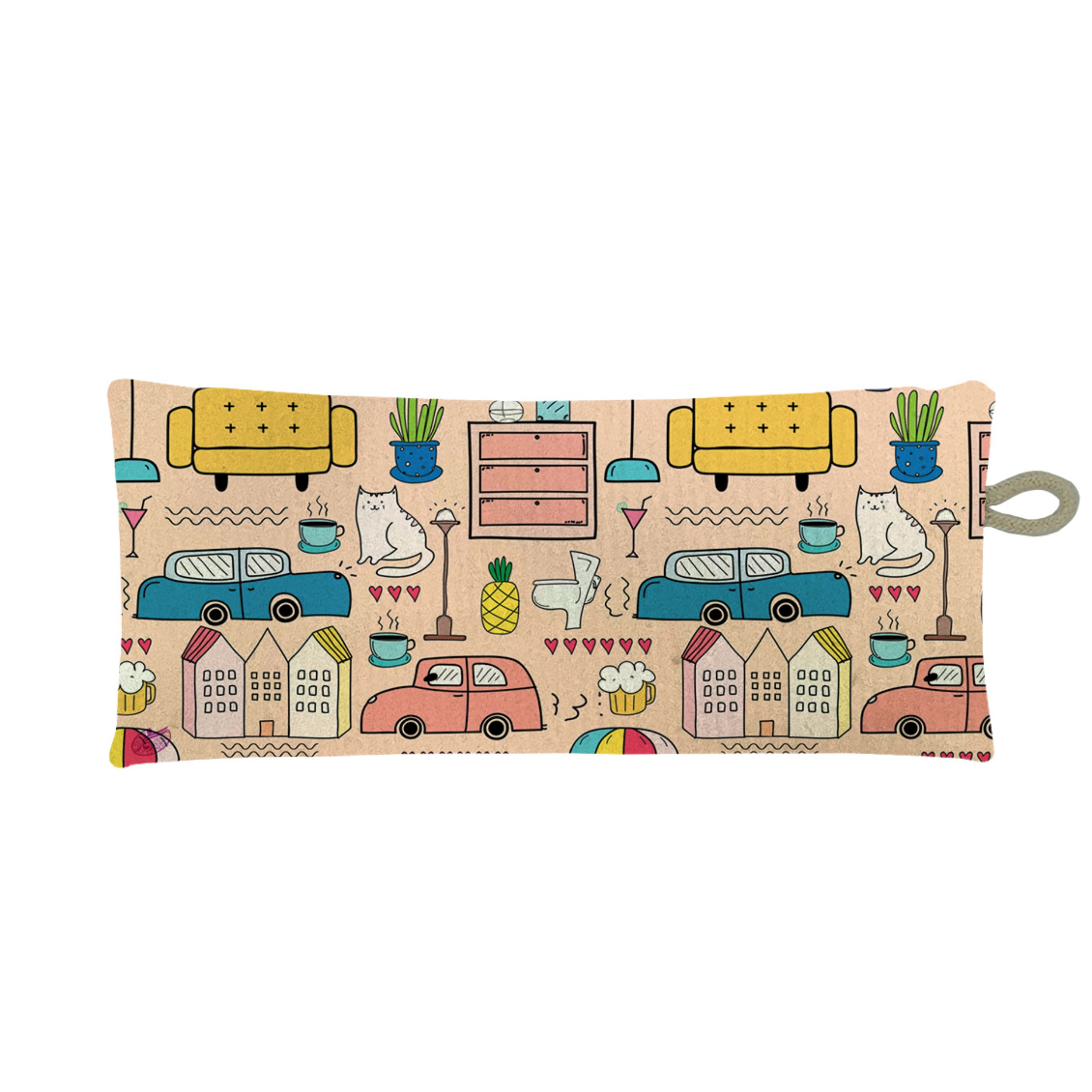 جامدادی جنس مخمل تک زیپ کد JSKH030