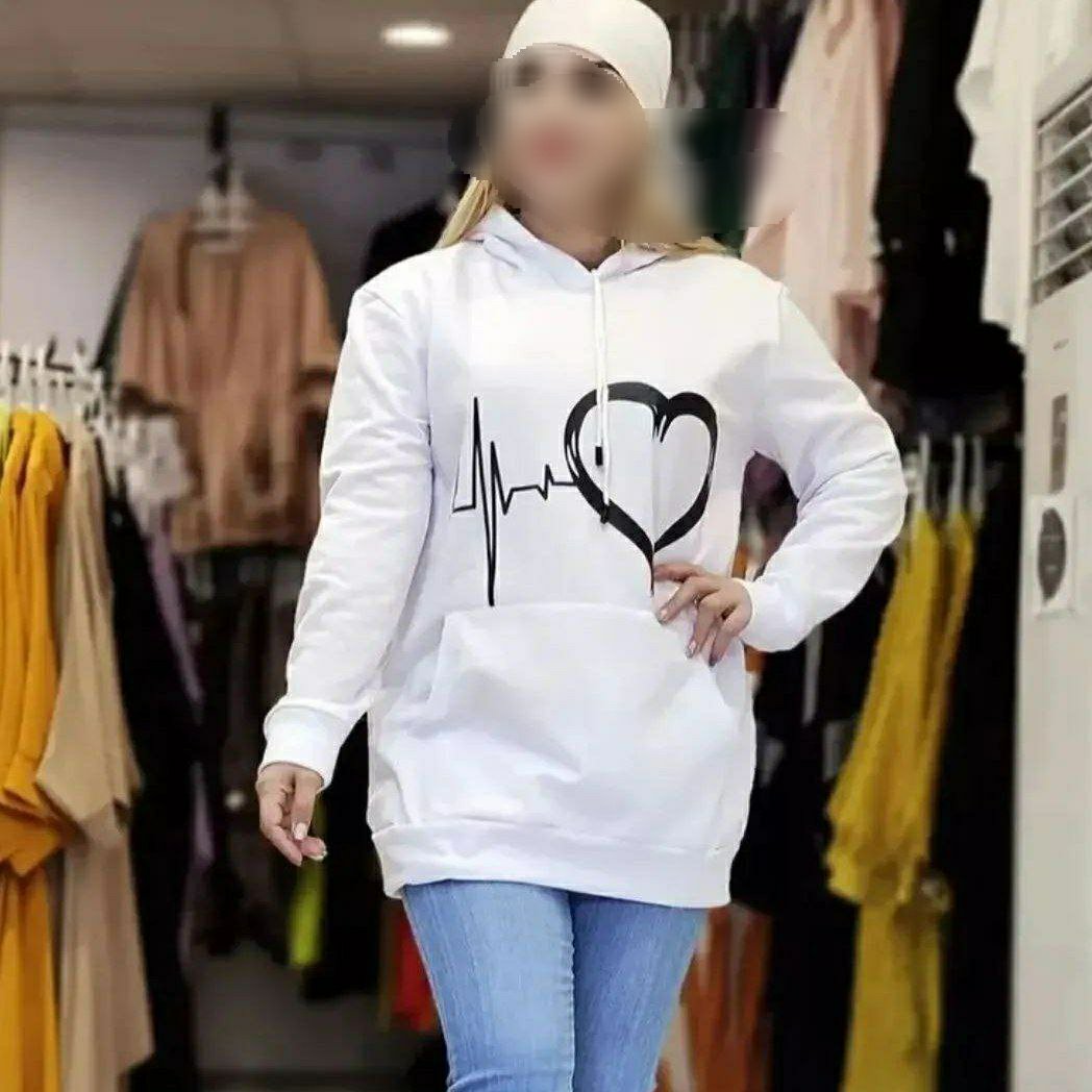 هودی سفید 
