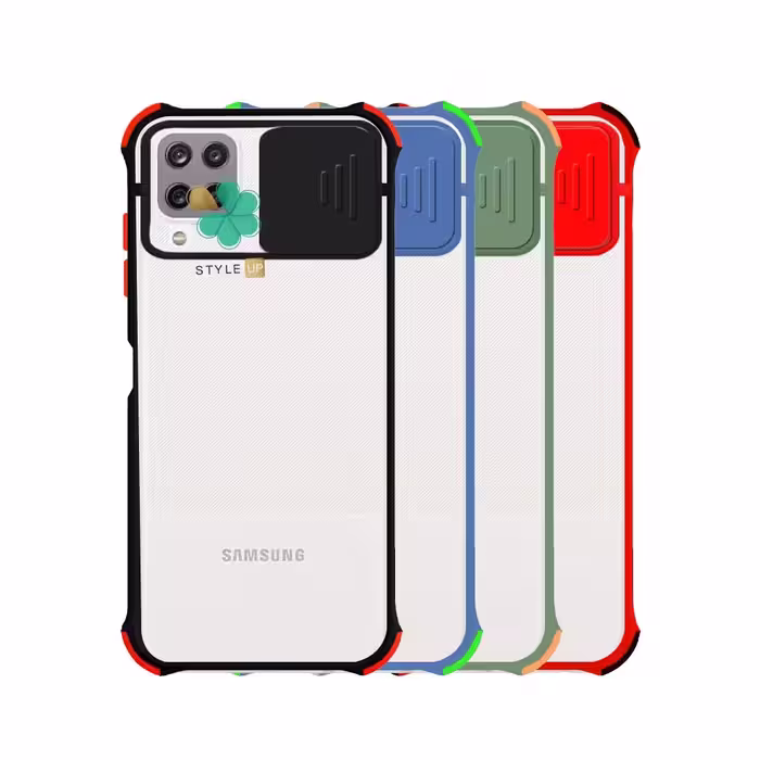 قاب گوشی سامسونگ Samsung A12 مدل پشت مات بامپر دار
