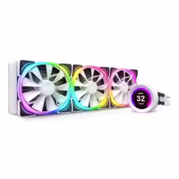 خنک کننده مایع پردازنده ان زی ایکس تی مدل Kraken Z73 White RGB 360mm