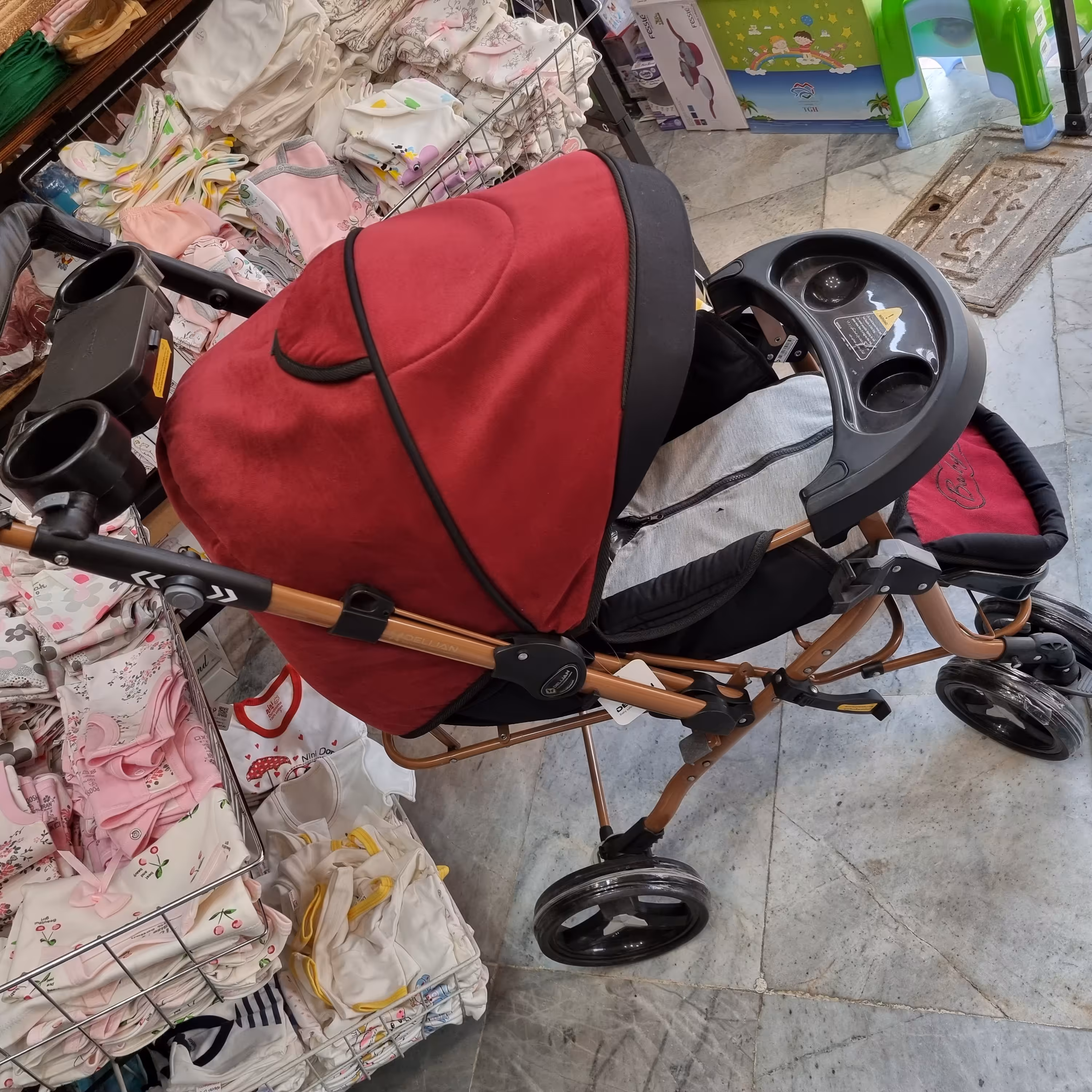 کالسکه وکریروساک لوازم مخمل نوزاد سیسمونی (نی نی دلی)