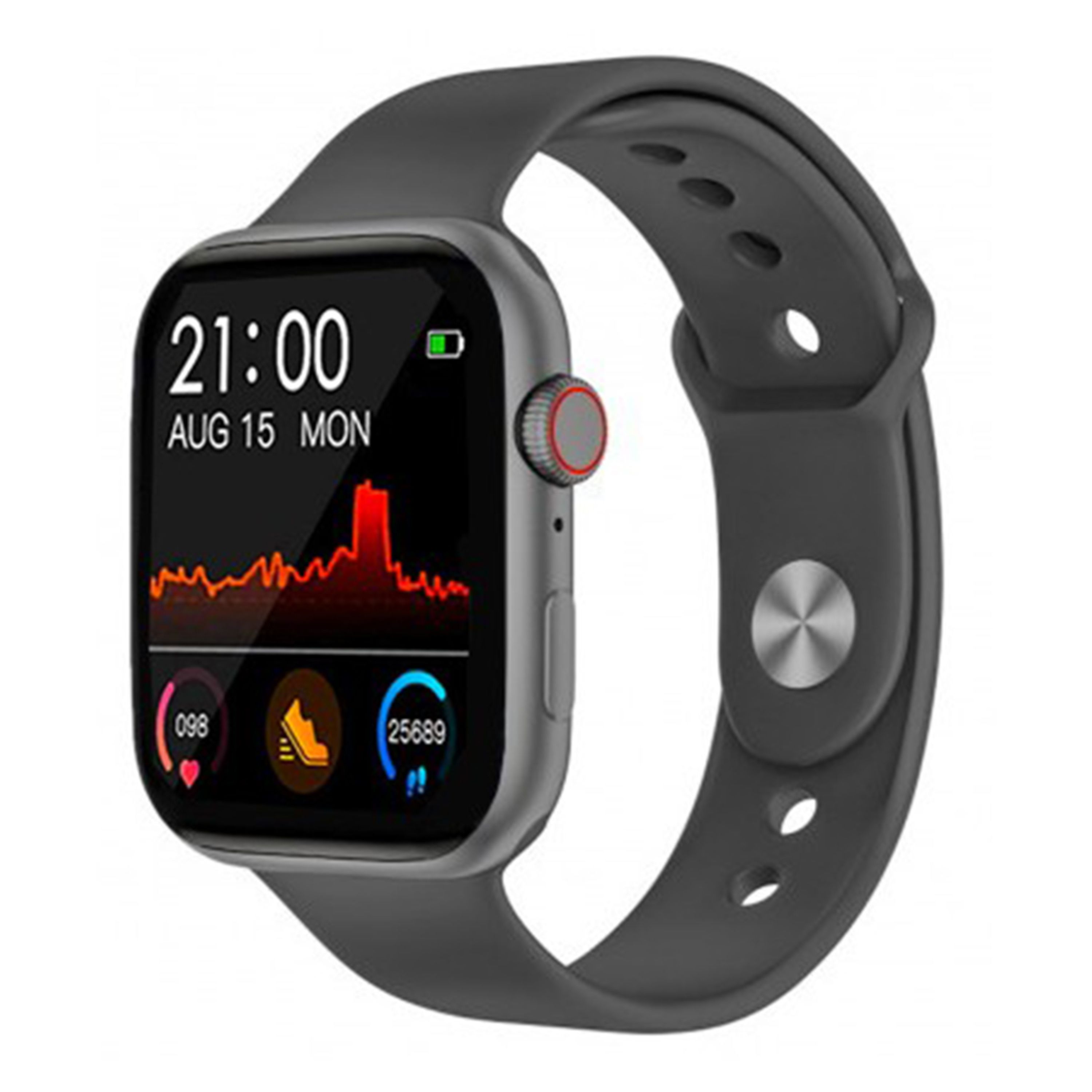 ساعت هوشمند مدل W17 2022 مشکی (سیم کارت خورنیست)