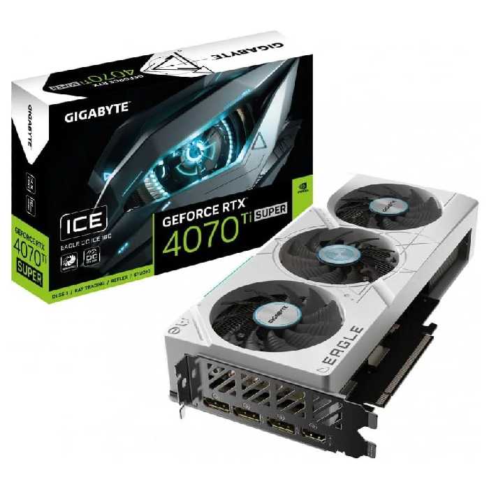 کارت گرافیک گیگابایت مدل GeForce RTX 4070 Ti SUPER EAGLE OC ICE 16G