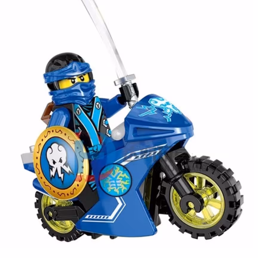 لگو نینجاگو آبی جعبه دار مارک دکول با موتور لگویی