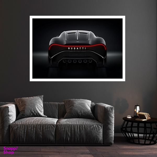 تابلو بکلیت طرح ماشین بوگاتی مدل قاب شاسی W-s8921