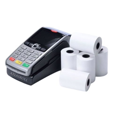 رول کاغذ حرارتی دستگاه کارتخوان(پز فروشگاهی) بسته 14 عددی