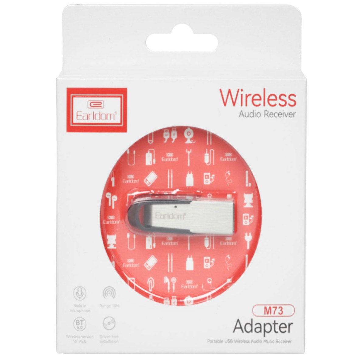 دانگل بلوتوث Earldom مدل ET-M73 - نقره ای - HAM