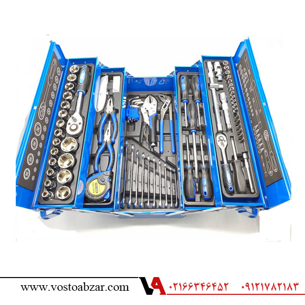 جعبه ابزار 85 پارچه صنعتی باس مدل Box-85N