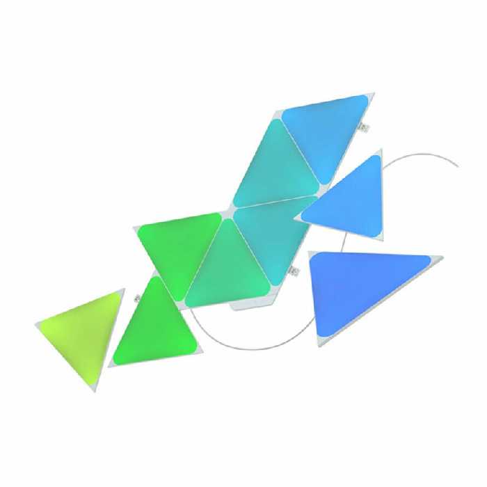 کیت هوشمند روشنایی 9 تکه نانولیف Shapes Triangle