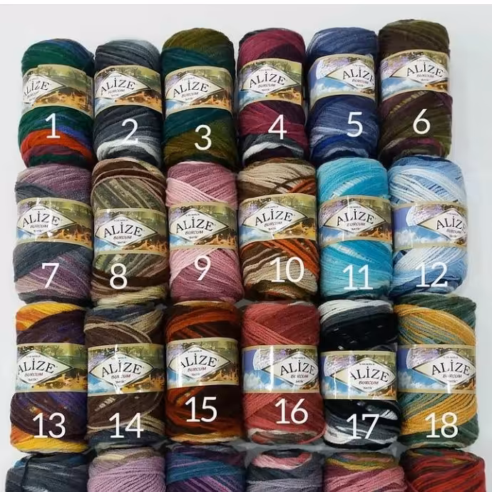 کاموا آلیز برجوم باتیک اسپرت با طرح های جذاب و فانتزی