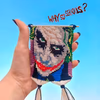 آویز بافتنی جوکر